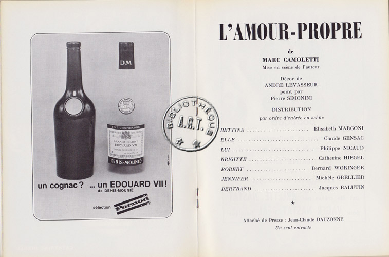 Les programmes de Théatre de l\