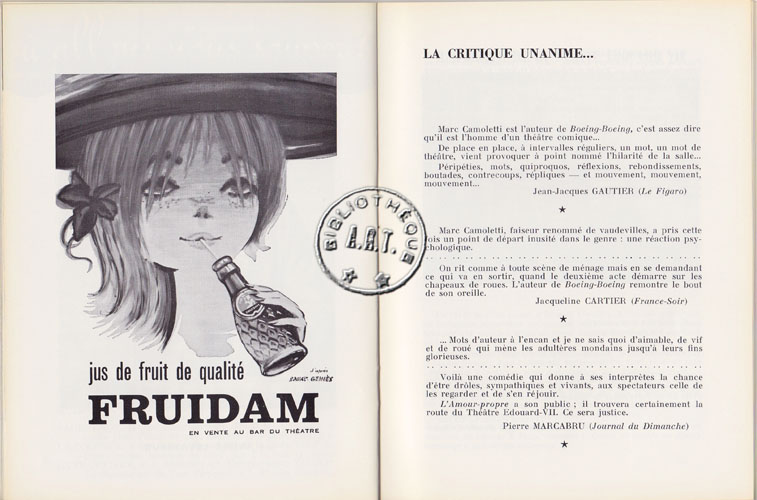 Les programmes de Théatre de l\
