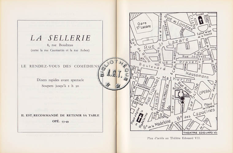 Les programmes de TThéatre de l\