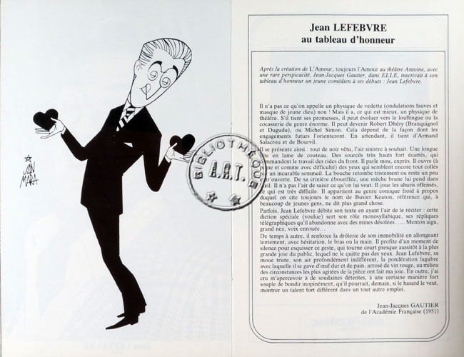 Les programmes de Théatre de l\