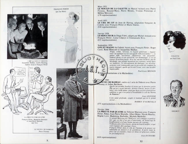 Les programmes de Théatre de l\