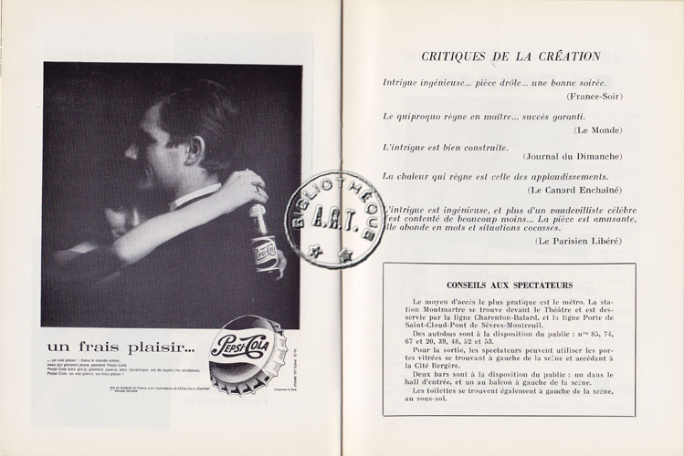 Les programmes de Théatre de l\