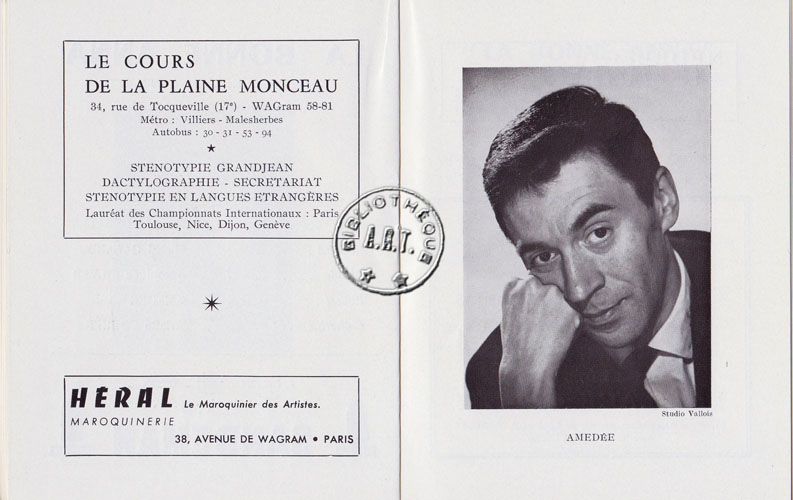 Les programmes de Théatre de l\