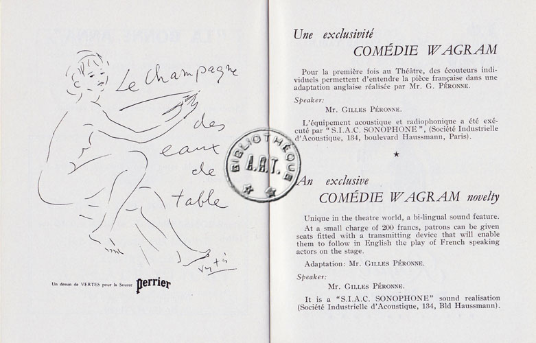 Les programmes de Théatre de l\
