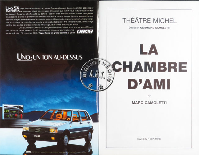 Les programmes de Théatre de l\