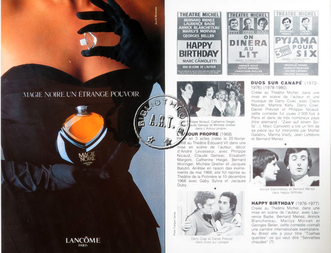 Les programmes de Théatre de l\