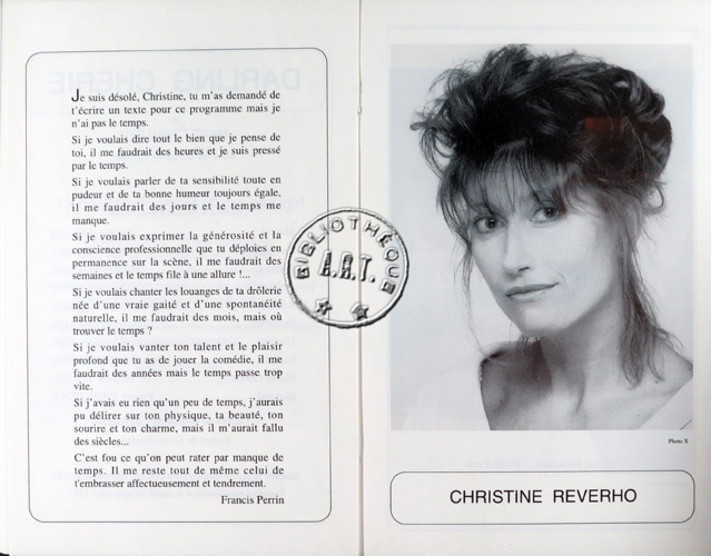 Les programmes de Théatre de l\
