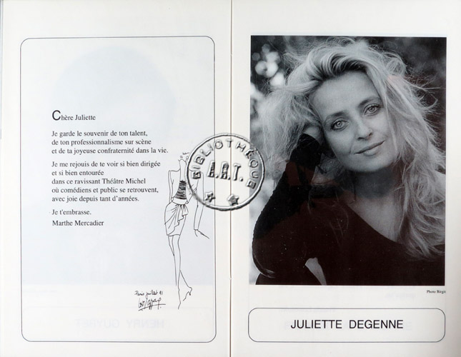 Les programmes de Théatre de l\