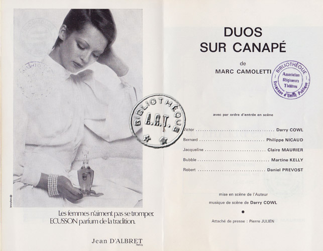 Les programmes de Théatre de l\