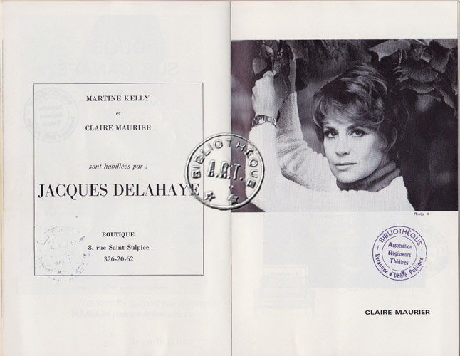 Les programmes de Théatre de l\