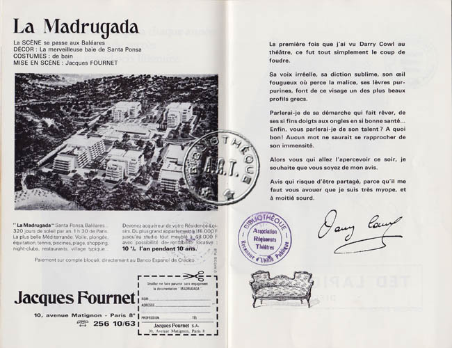 Les programmes de Théatre de l\