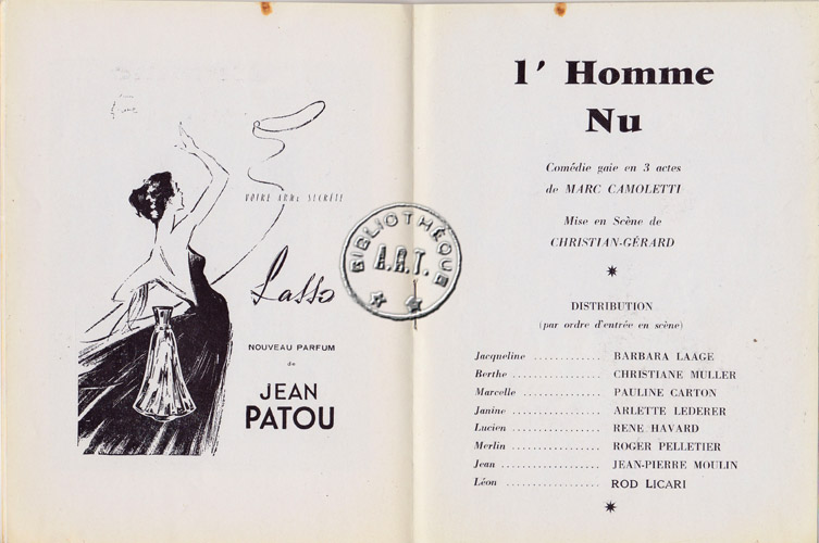 Les programmes de Théatre de l\