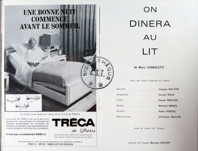 Les programmes de Théatre de l\