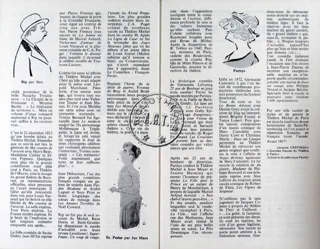 Les programmes de TThéatre de l\