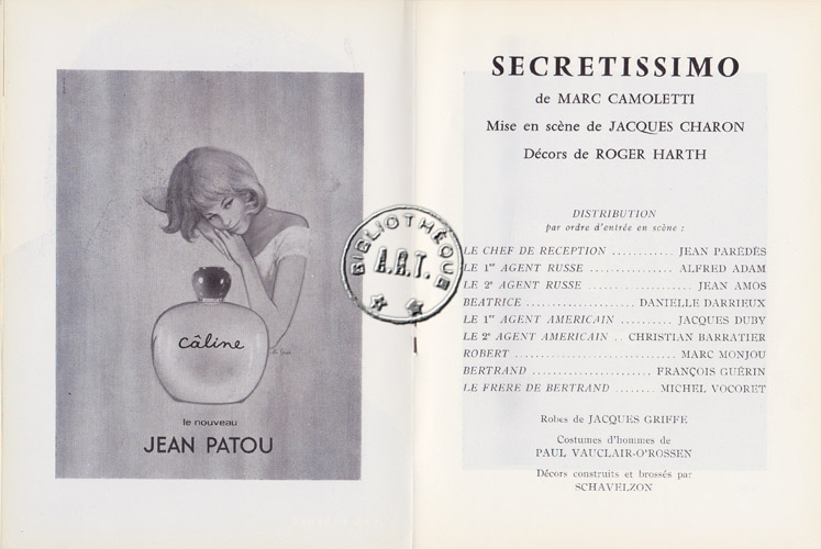 Les programmes de Théatre de l\
