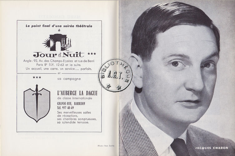 Les programmes de Théatre de l\