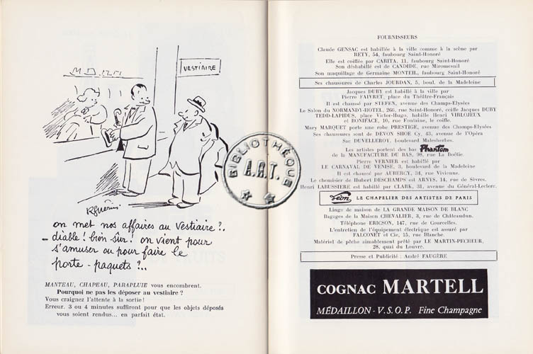 Les programmes de Théatre de l\