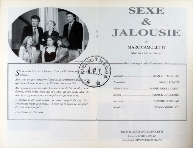 Les programmes de Théatre de l\