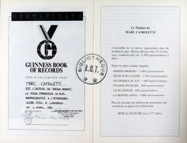 Les programmes de Théatre de l\