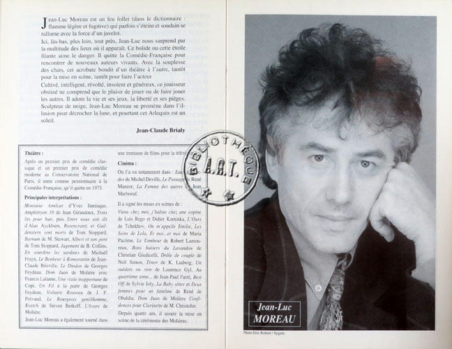Les programmes de Théatre de l\