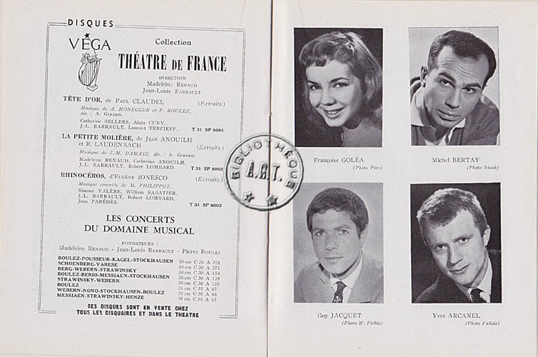 Les programmes de Théatre de l\