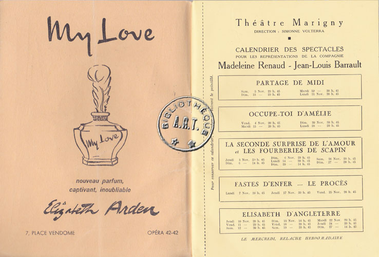 Les programmes de Théatre de l\