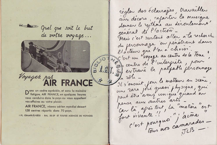 Les programmes de Théatre de l\