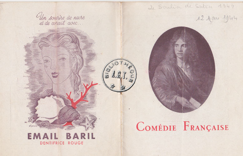 Les programmes de Théatre de l\
