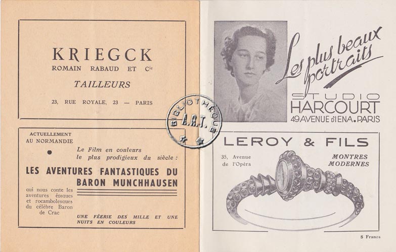 Les programmes de Théatre de l\