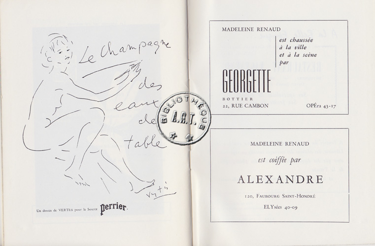 Les programmes de Théatre de l\