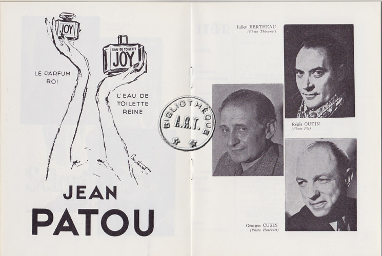 Les programmes de Théatre de l\