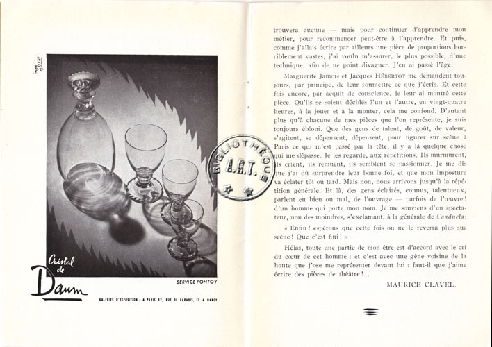 Les programmes de Théatre de l\
