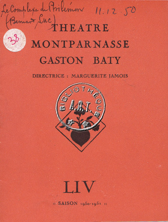Les programmes de Théatre de l\
