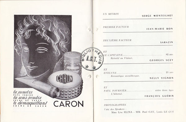 Les programmes de Théatre de l\