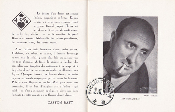 Les programmes de Théatre de l\