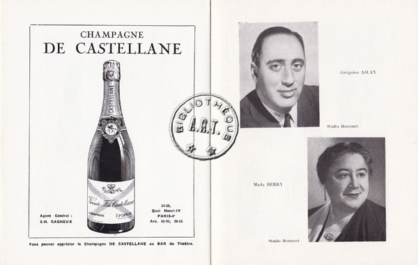 Les programmes de Théatre de l\