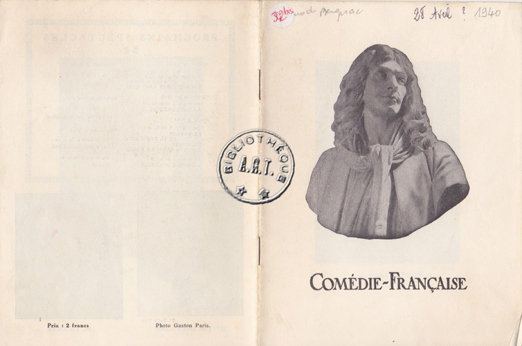 Les programmes de Théatre de l\