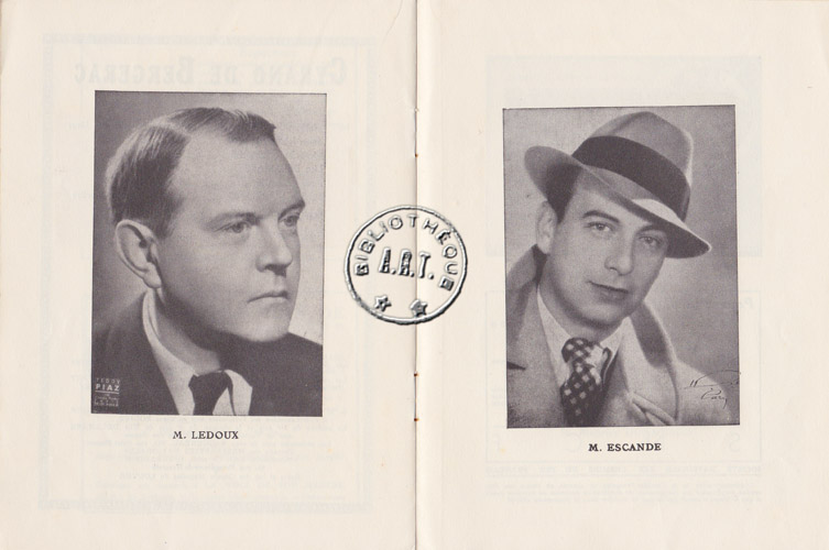 Les programmes de Théatre de l\