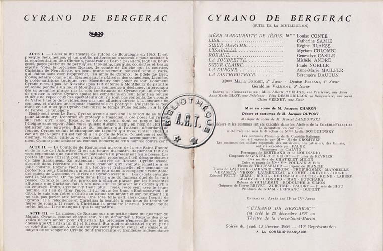 Les programmes de Théatre de l\