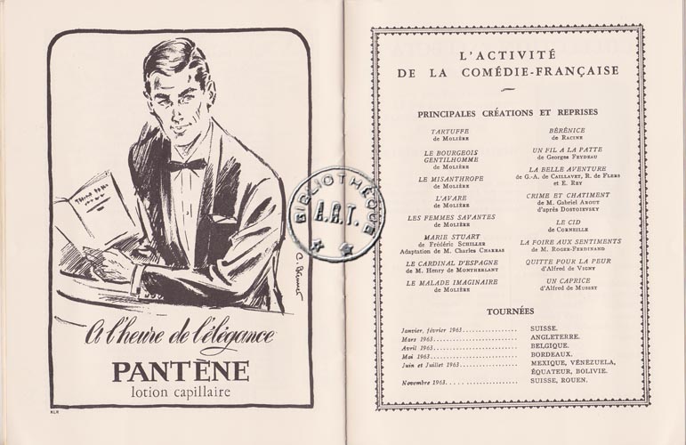 Les programmes de Théatre de l\