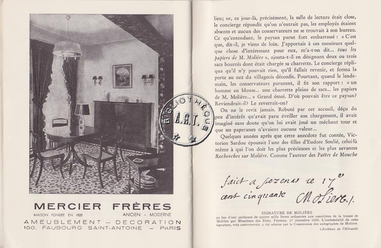 Les programmes de Théatre de l\