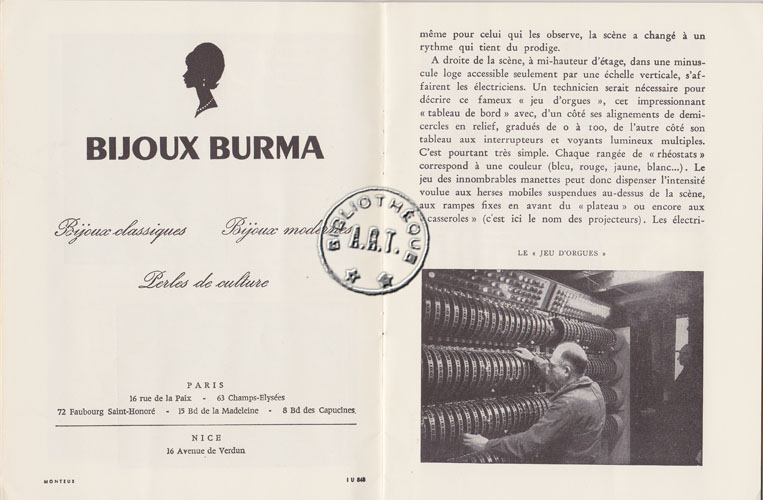 Les programmes de Théatre de l\