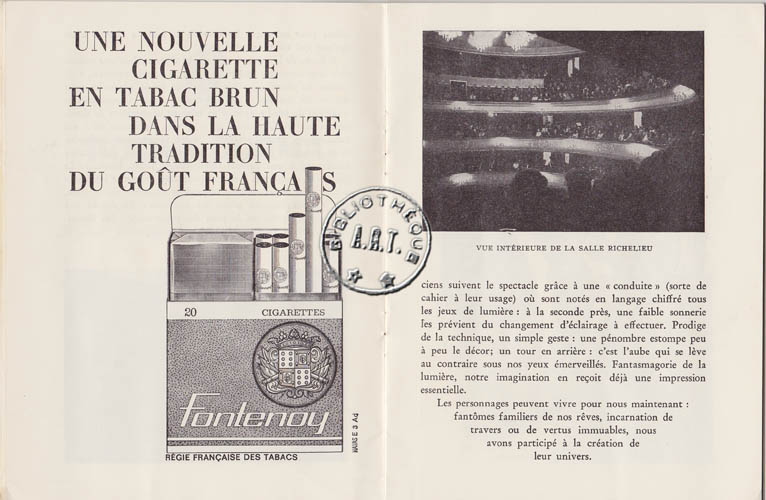 Les programmes de Théatre de l\