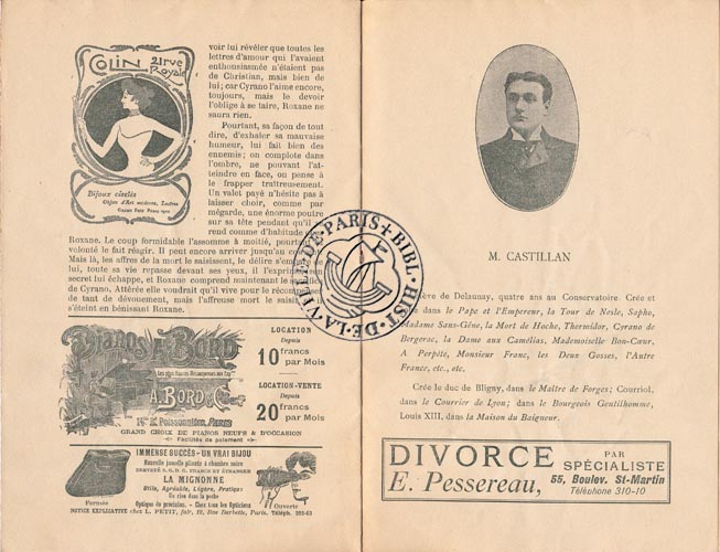 Les programmes de Théatre de l\