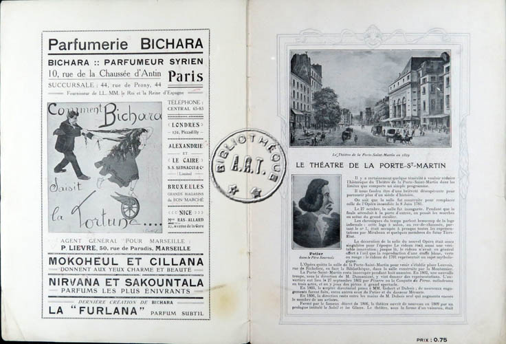 Les programmes de Théatre de l\