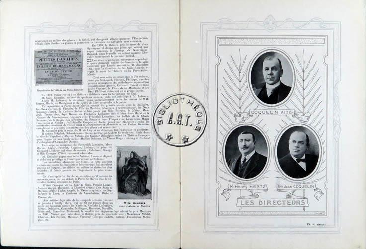 Les programmes de Théatre de l\