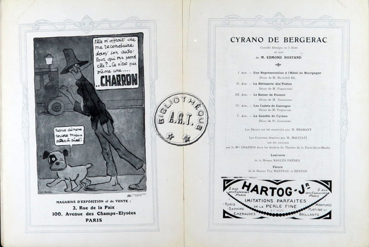 Les programmes de Théatre de l\