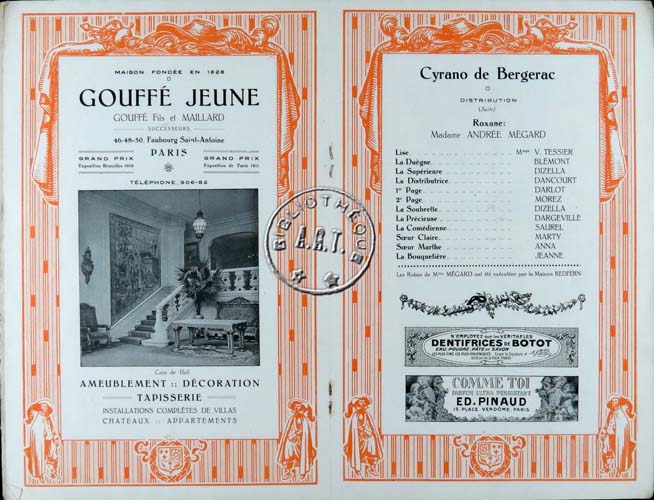 Les programmes de Théatre de l\