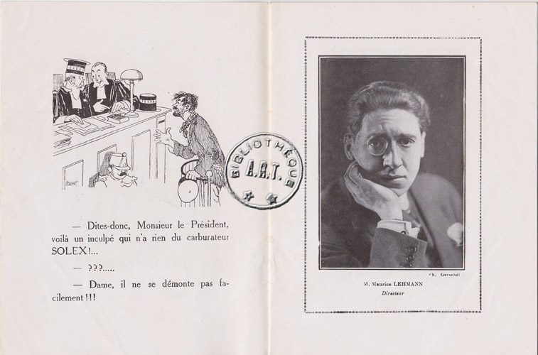 Les programmes de Théatre de l\