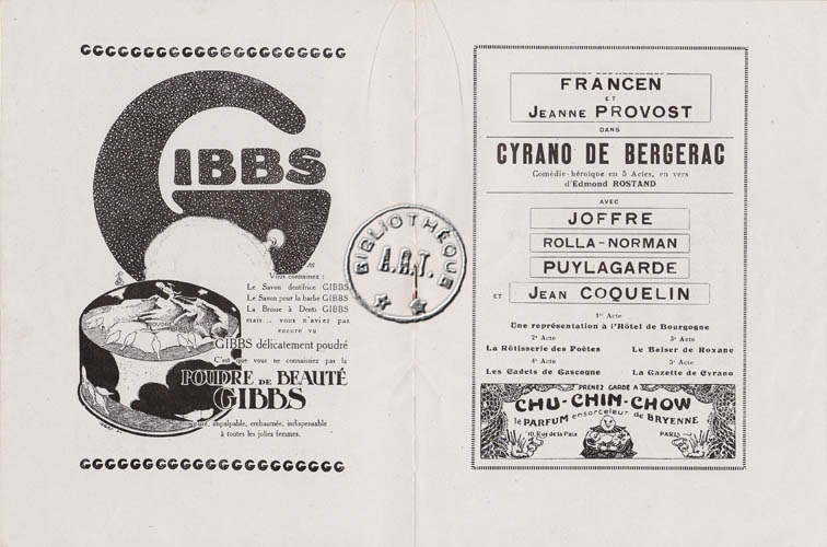 Les programmes de Théatre de l\